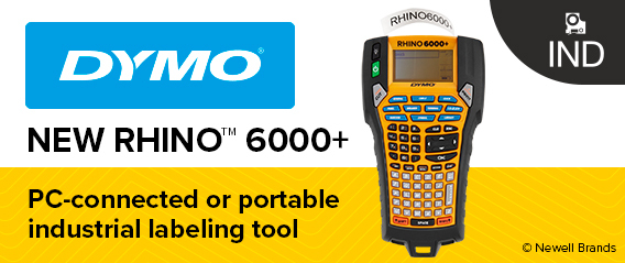 DYMO 2122967 Rhino 6000+ Industrial Label Maker with Carry Case